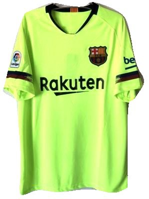 大人用 A134 19 バルセロナ MESSI*10 メッシ 黄色 ゲームシャツ パンツ